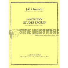 Chauviere-27 Easy Studies for Snare Drum