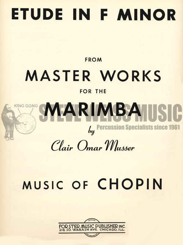 Chopin-Etude in f Minor-Musser