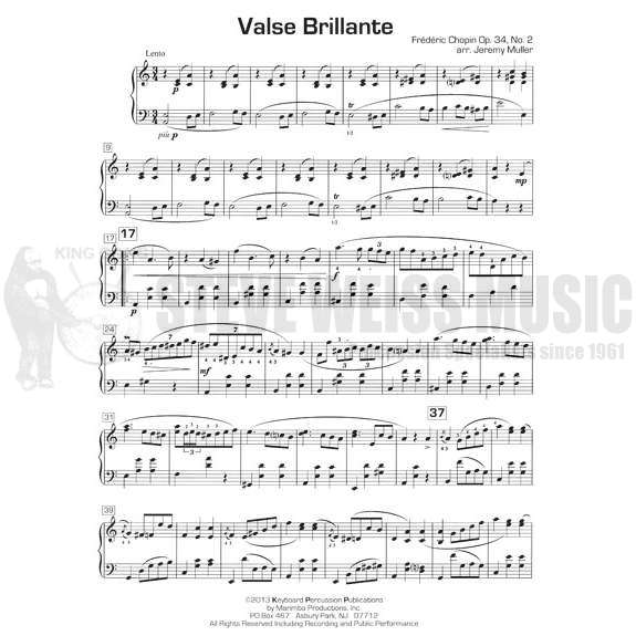 Chopin-Valse Brilliante Op. 34 No. 2 arr. Muller-M