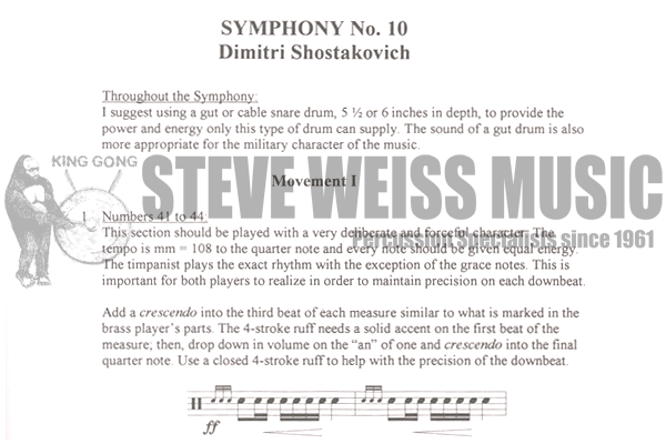 Cirone-Symphonic Repertoire for Snare Drum