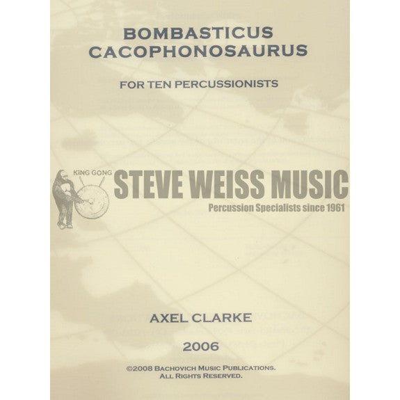 Clarke-Bombasticus Cacophonosaurus (SP)-P