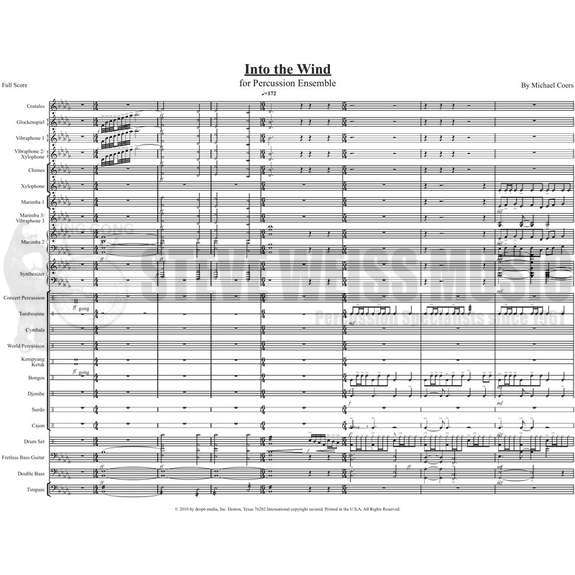 Coers-Into the Wind (SP)-B/2V/C/Cro./X/3M/4T/P/Synth./BG/ CB