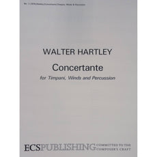 Concertante for Timpani Winds-and Percussion by Walter Hartley