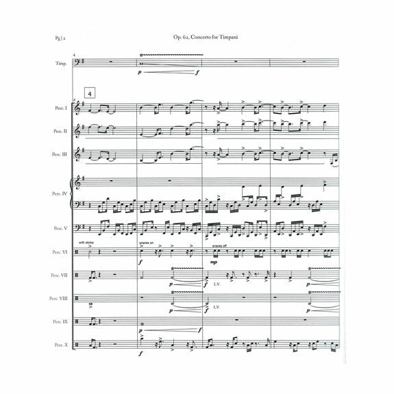 Corpus-Concerto for timpani (SP)-Solo 5T/B/2V/Cro./2M/P