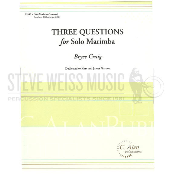 Craig-Three Questions for Solo Marimba-M