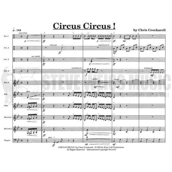 Crockarell-Circus Circus! (SP)-B/V/X/2M/4T/P