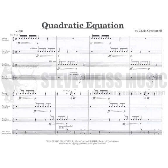 Crockarell-Quadratic Equation (SP)-P