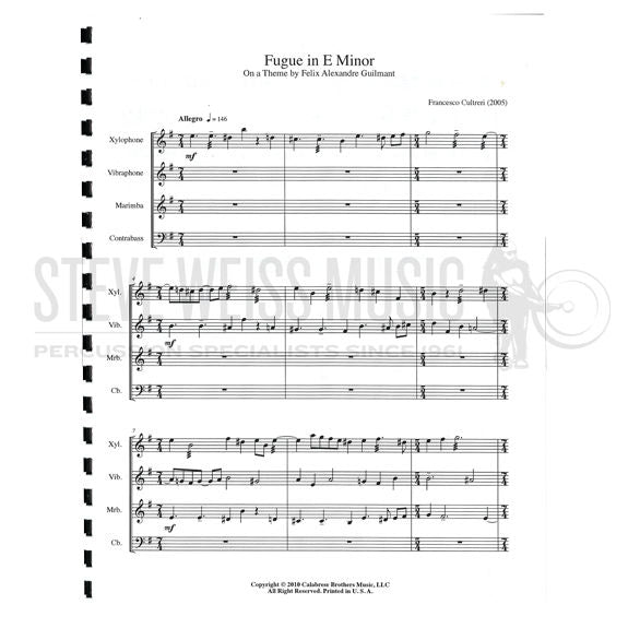 Cultreri-Fugue in E Minor (SP)-V/X/M/CB