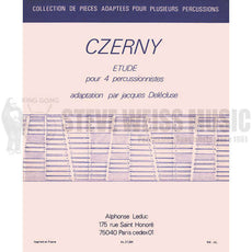 Czerny-Etude for Four Percussionists(SP)-Delecluse