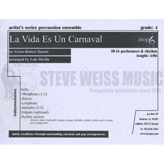 Daniel-La Vida es un Carnaval (arr. Davila)(SP-10 to 14)
