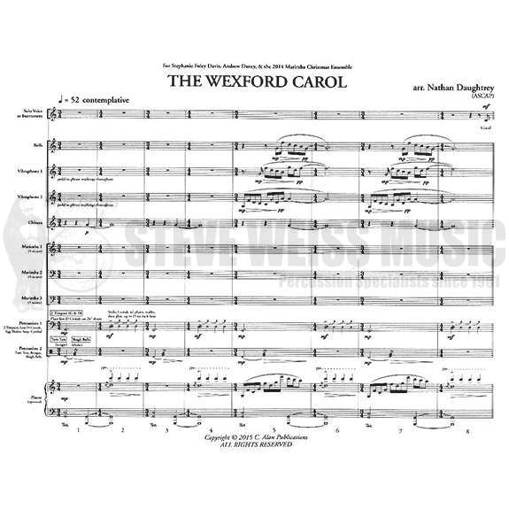 Daughtrey (arr.)-Wexford Carol, The (SP)-B/2V/C/3M/2T/ Solo VX or inst./Opt. PN