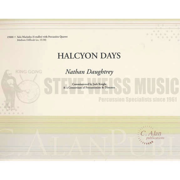 Daughtrey-Halcyon Days (SP)-Solo M/B/V/C/Cro./P