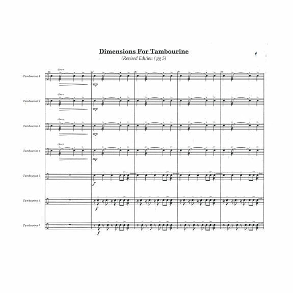 Davila, J.-Dimensions For Tambourine (Revised Edition) (SP)-7 tambourines