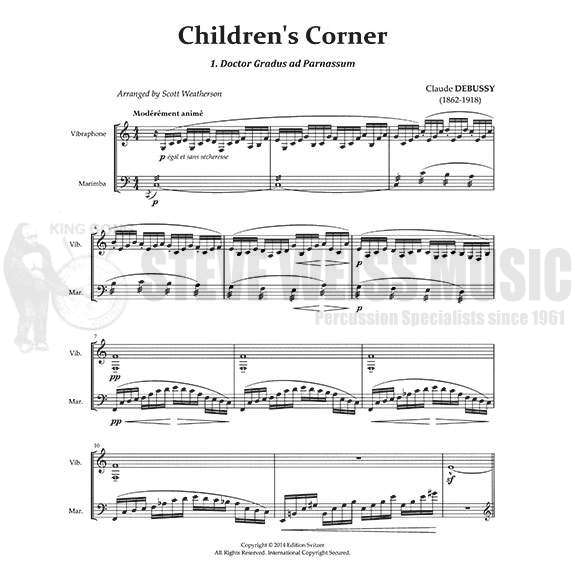 Debussy-Children's Corner arr. Weatherson (SP)-V/M