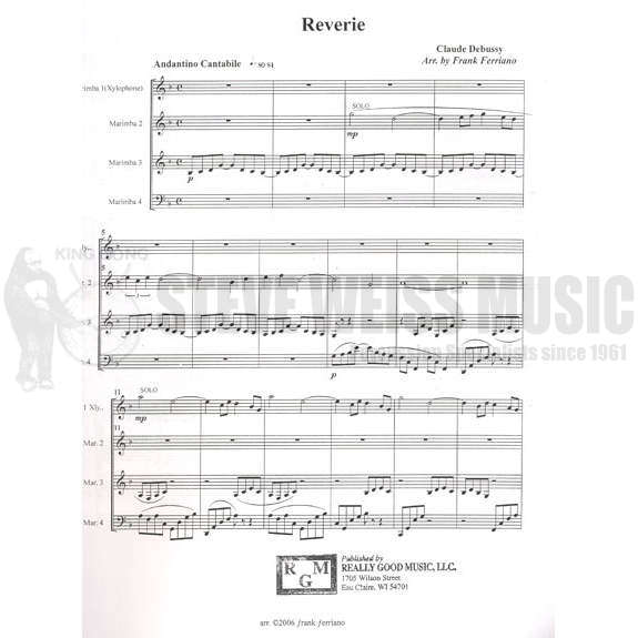 Debussy-Reverie arr. Ferriano (SP)-4M