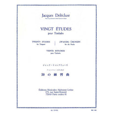 Delecluse-20 Studies for Timpani