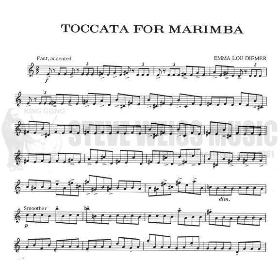 Diemer-Toccata for Marimba-M