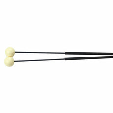 Dragonfly Percussion 1" White Bell Mallet with Fiberglass Handles