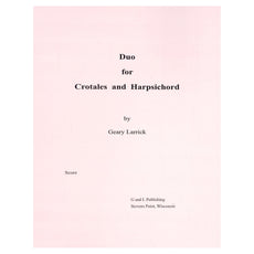 Duo for Crotales and Harpsichord by Geary Larrick