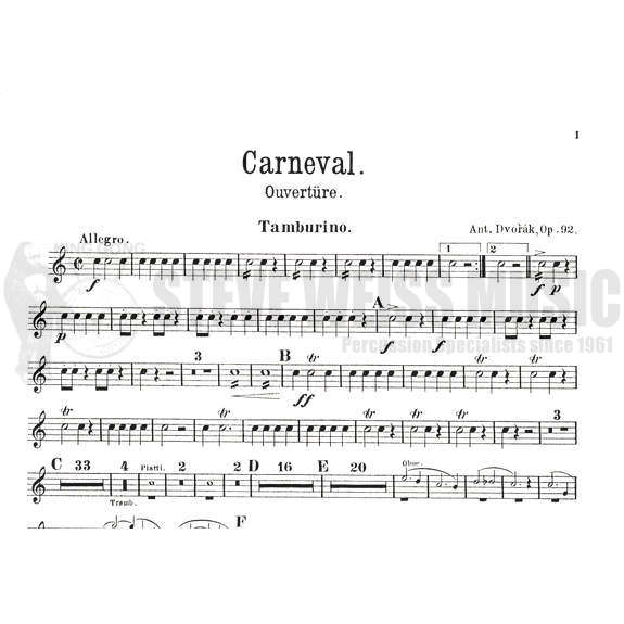 Dvorak-Timpani Parts vol. 2: Overtures/Slavonic Dances