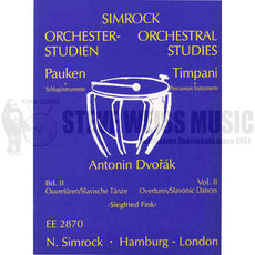Dvorak-Timpani Parts vol. 2: Overtures/Slavonic Dances