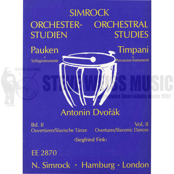 Dvorak-Timpani Parts vol. 2: Overtures/Slavonic Dances