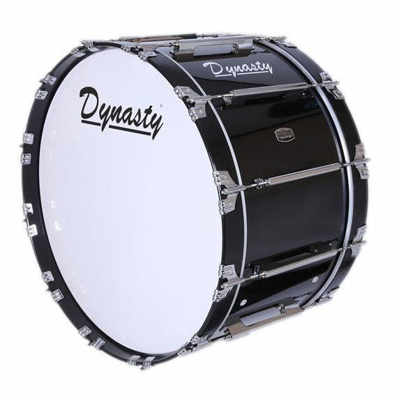 32" Dynasty Custom Elite Marching Bass Drum - Black