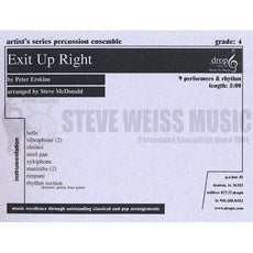 Erskine-Exit Up Right (SP)-B/2V/C/X/2M/Steel dr./4T/P/GT/BG
