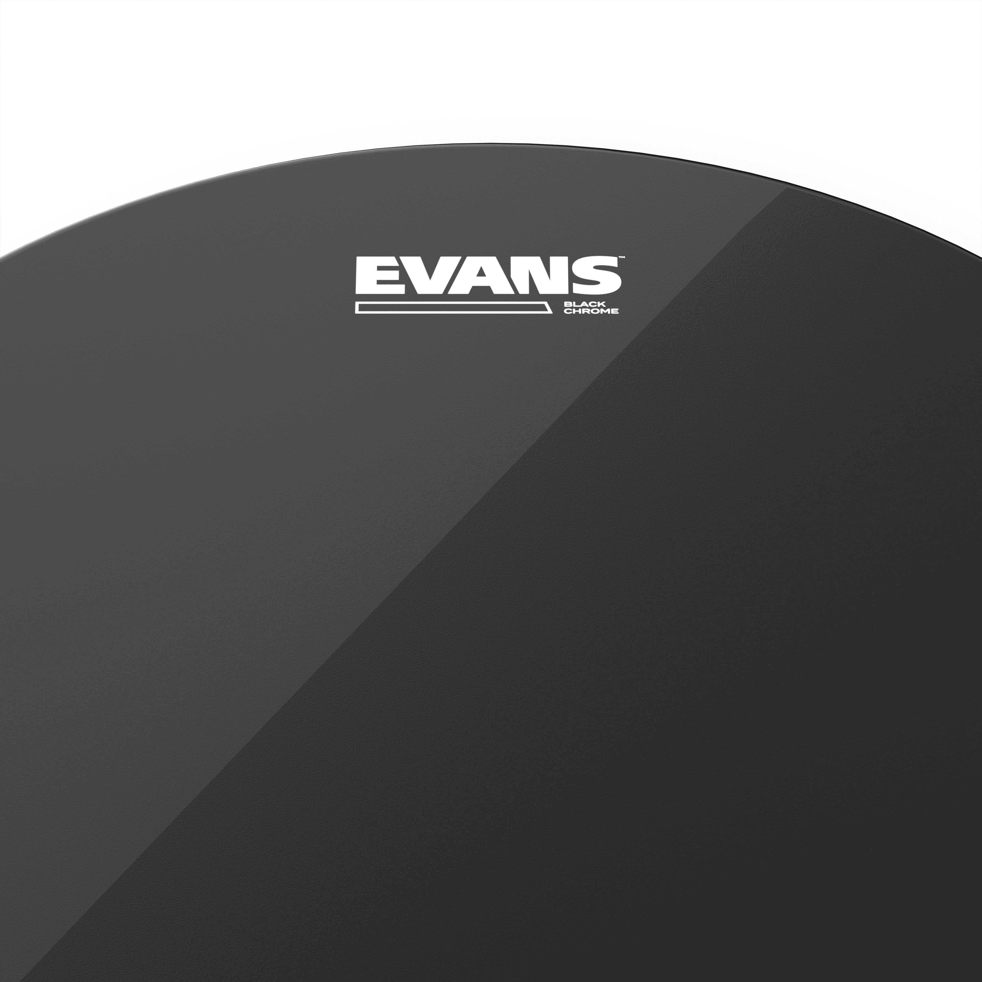 Evans Black Chrome Drumhead - 6" - Image 2