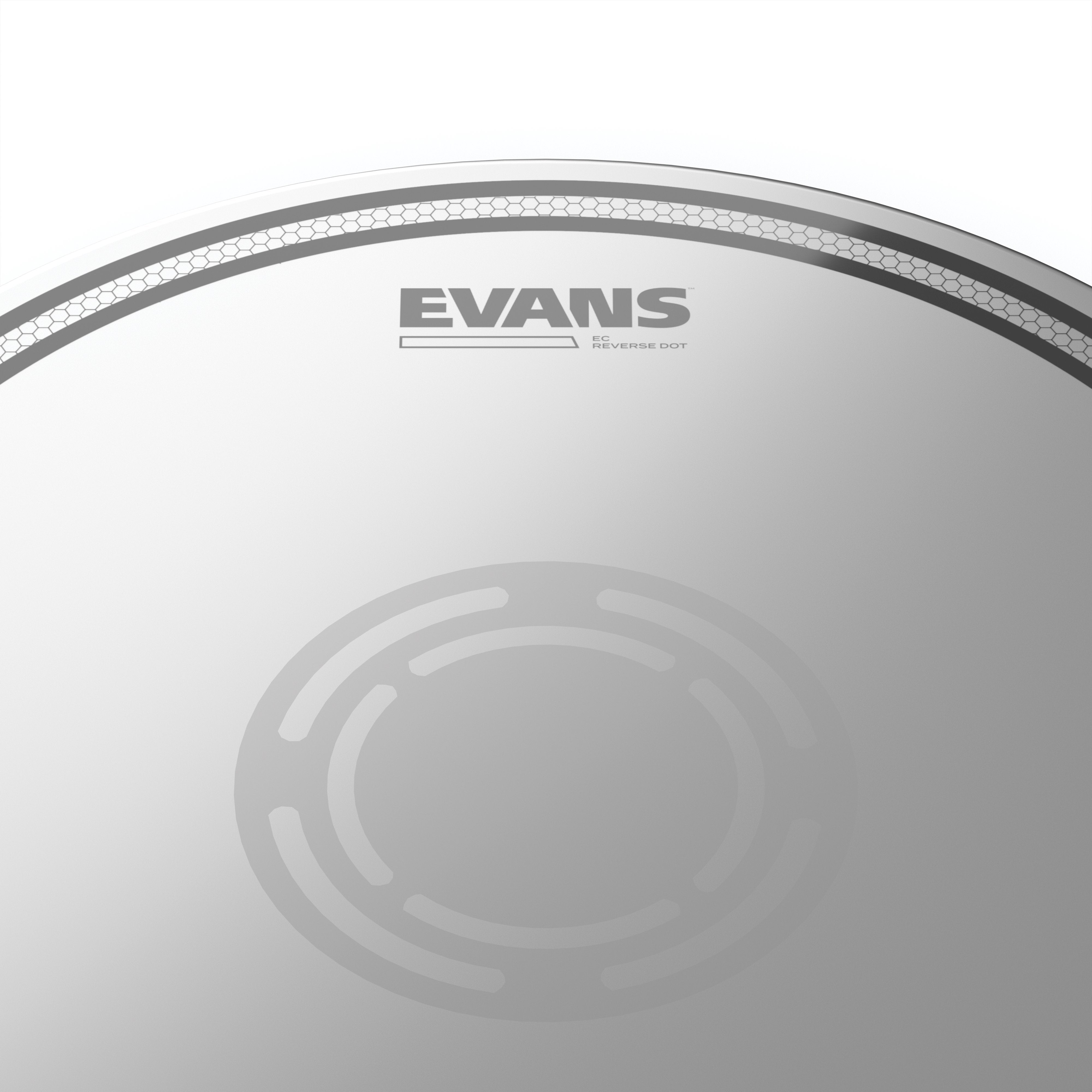 Evans EC2 Reverse Dot Snare Drumhead - 12" - Image 2