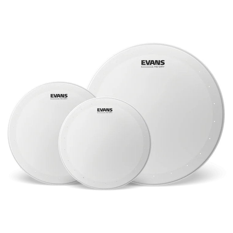 Evans HD Dry Tom Drumhead Pack 12 13 16