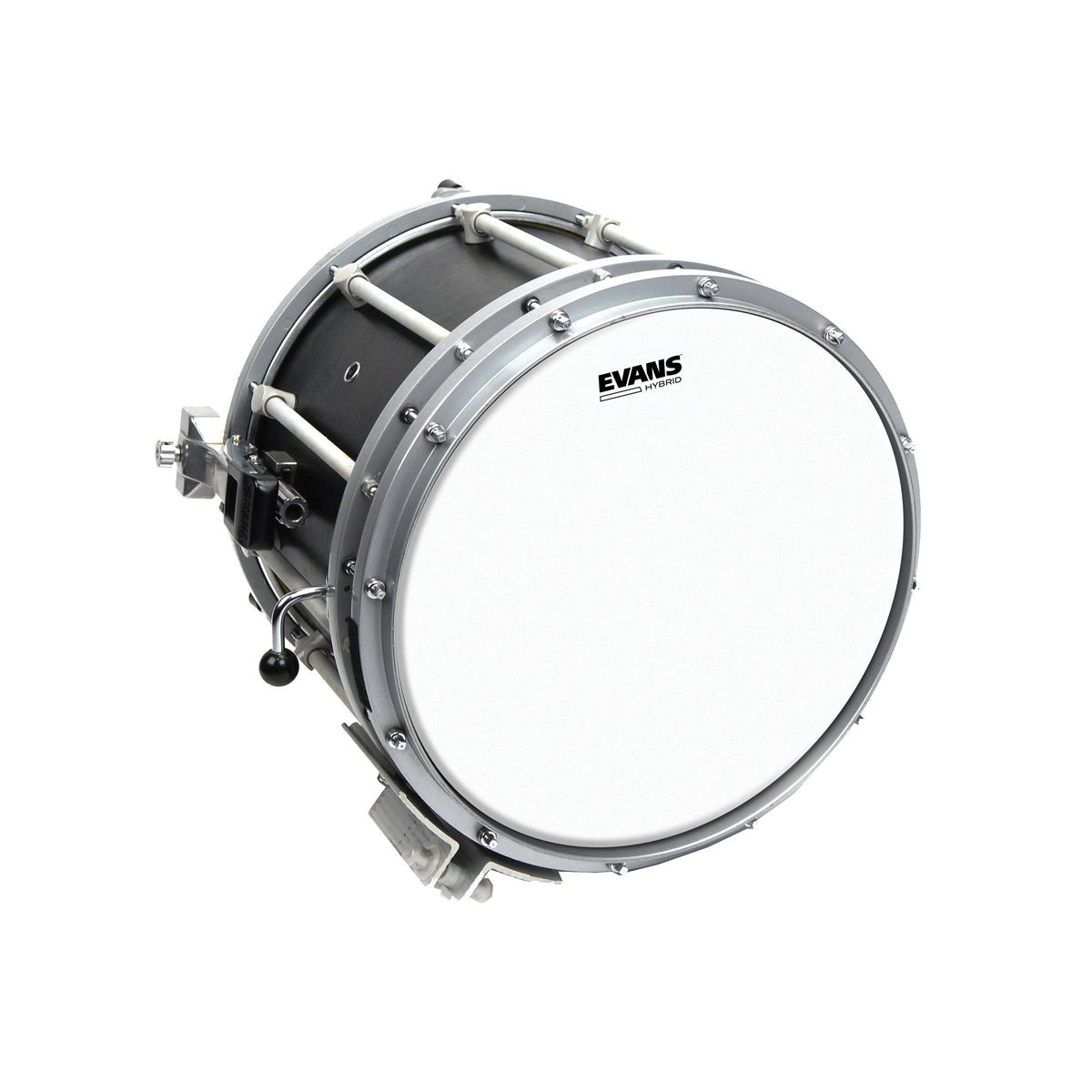 Evans Hybrid White Marching Snare Drumhead - 14" - Image 3
