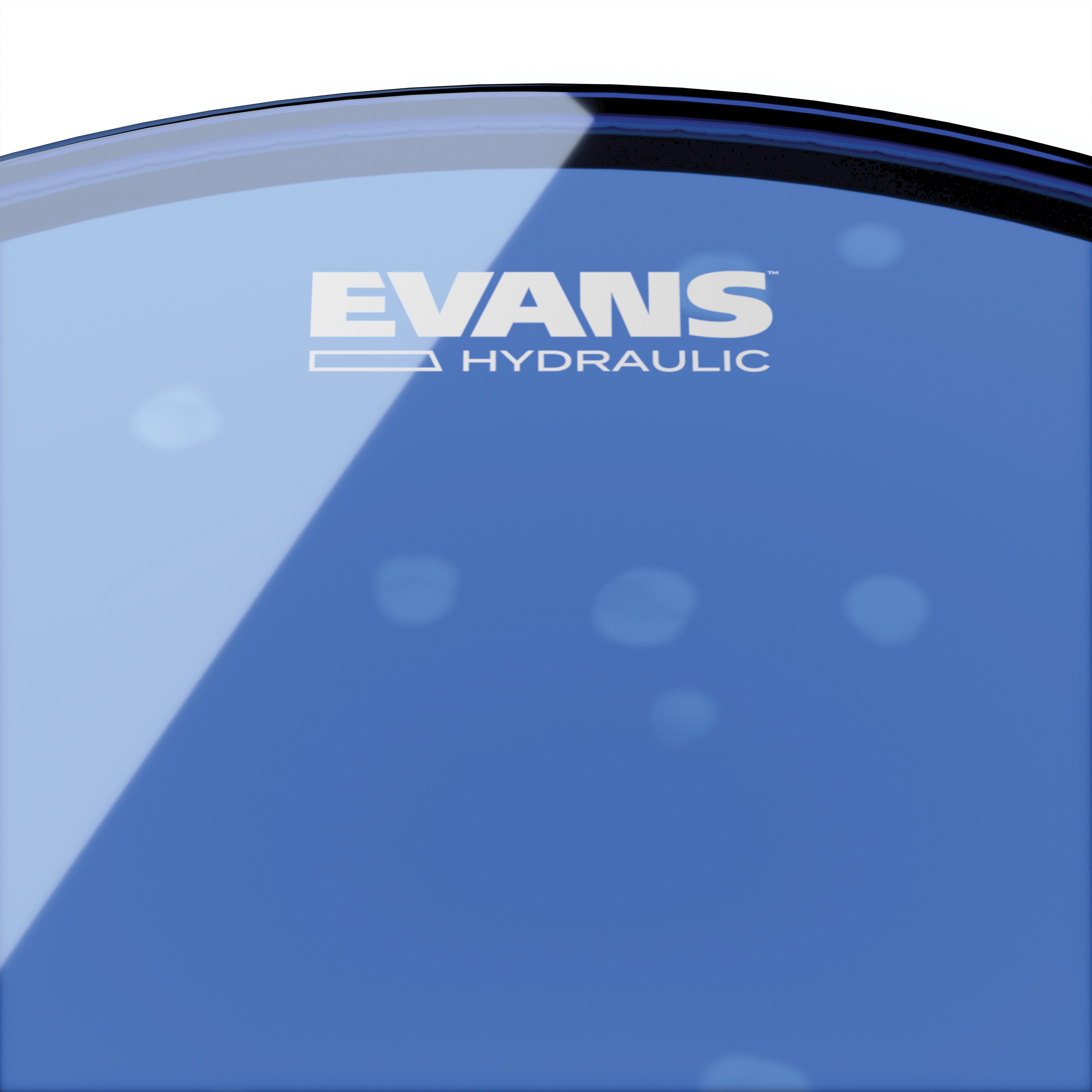 Evans Hydraulic Blue Bass Drumhead - 20" - Image 2