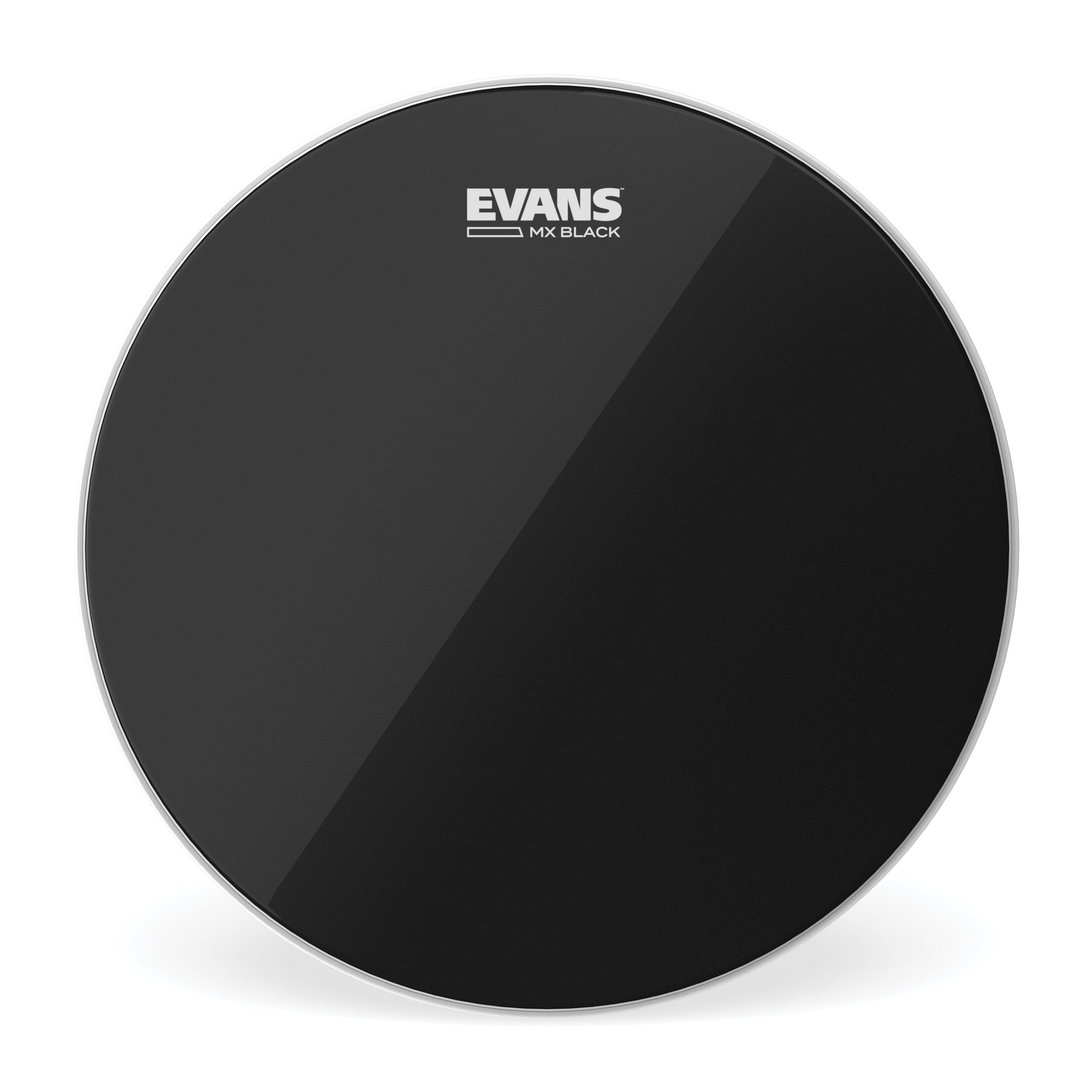 Evans MX Black Marching Tenor Drumhead - 12" - Image 1