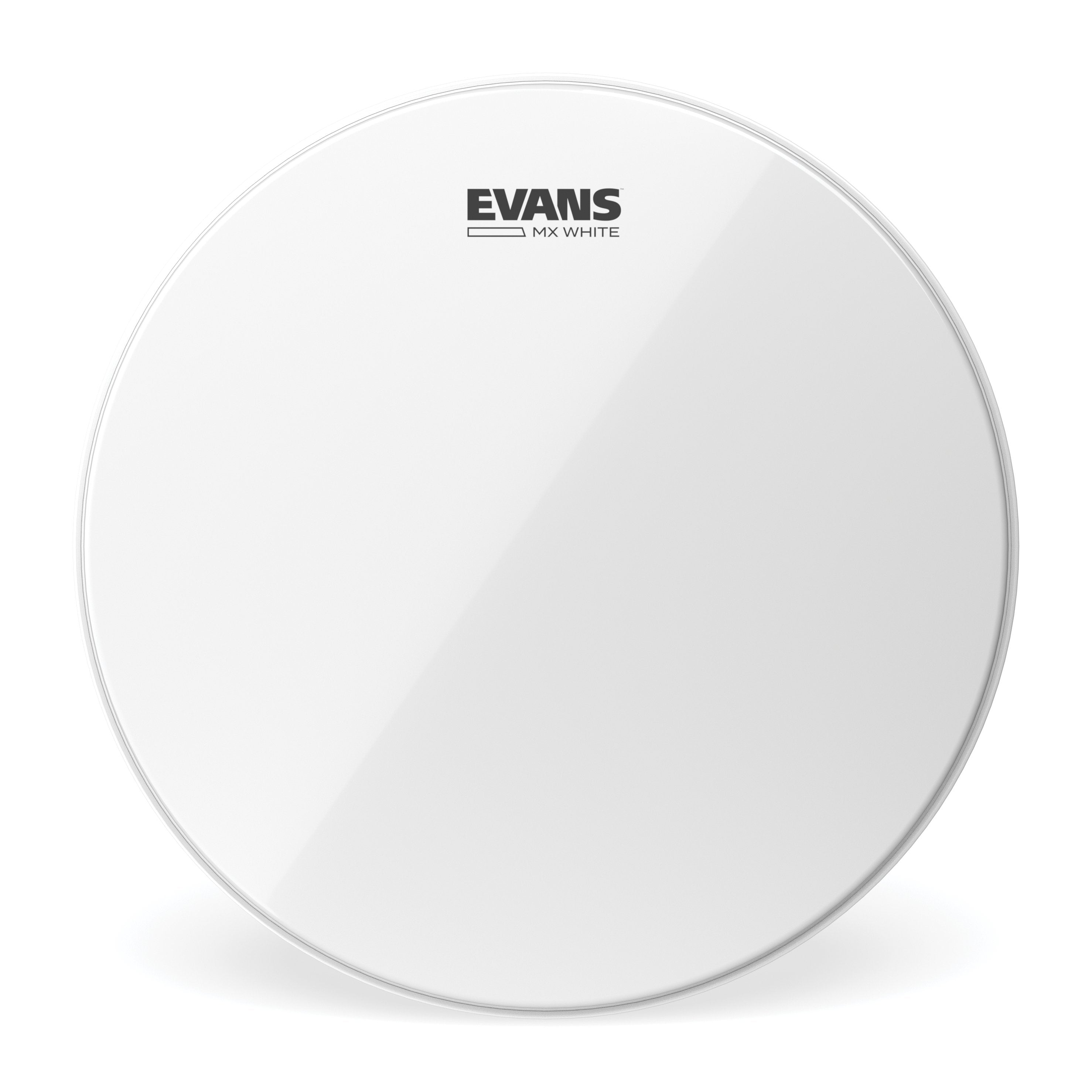 Evans MX White Marching Tenor Drumhead - 12" - Image 1