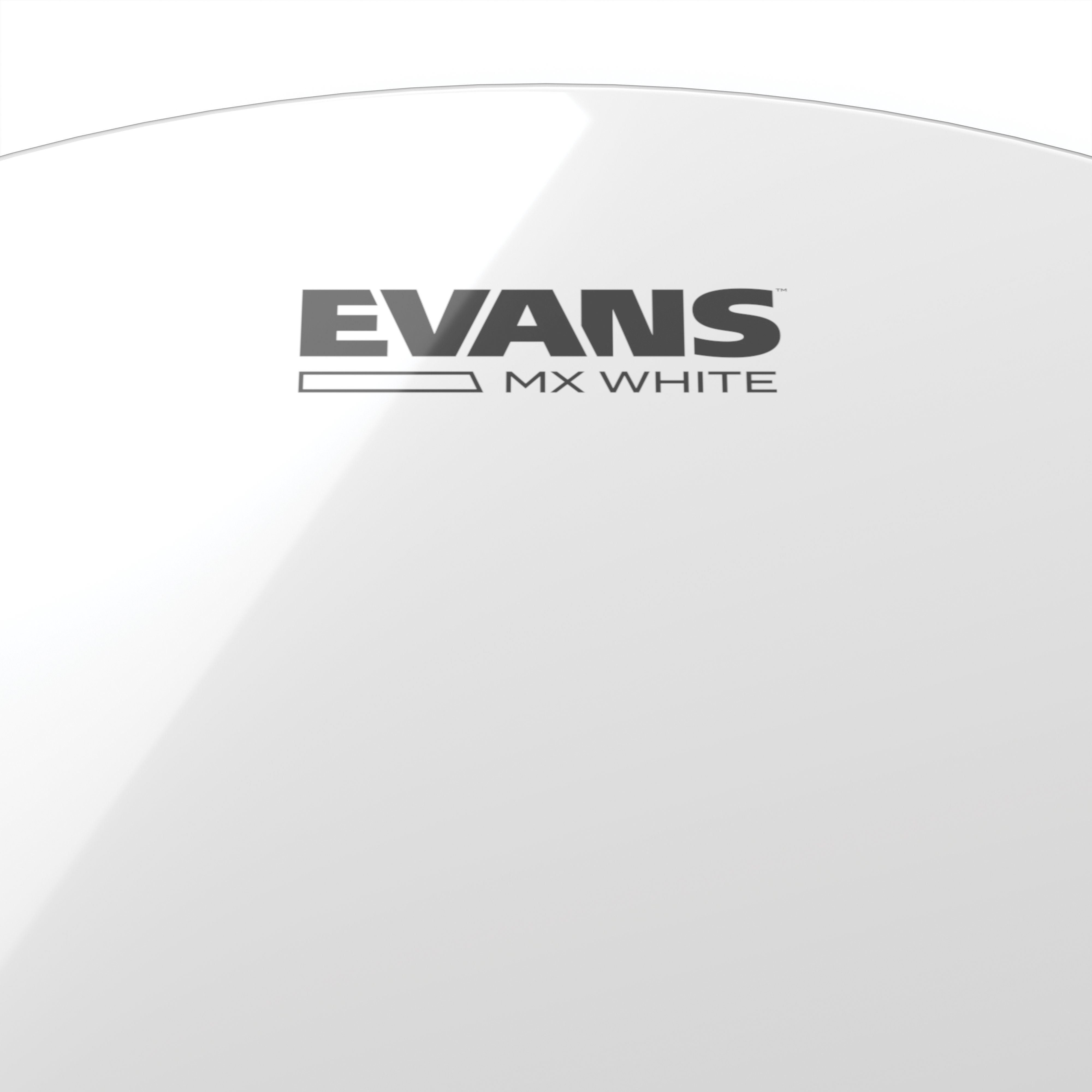 Evans MX White Marching Tenor Drumhead - 6" - Image 2
