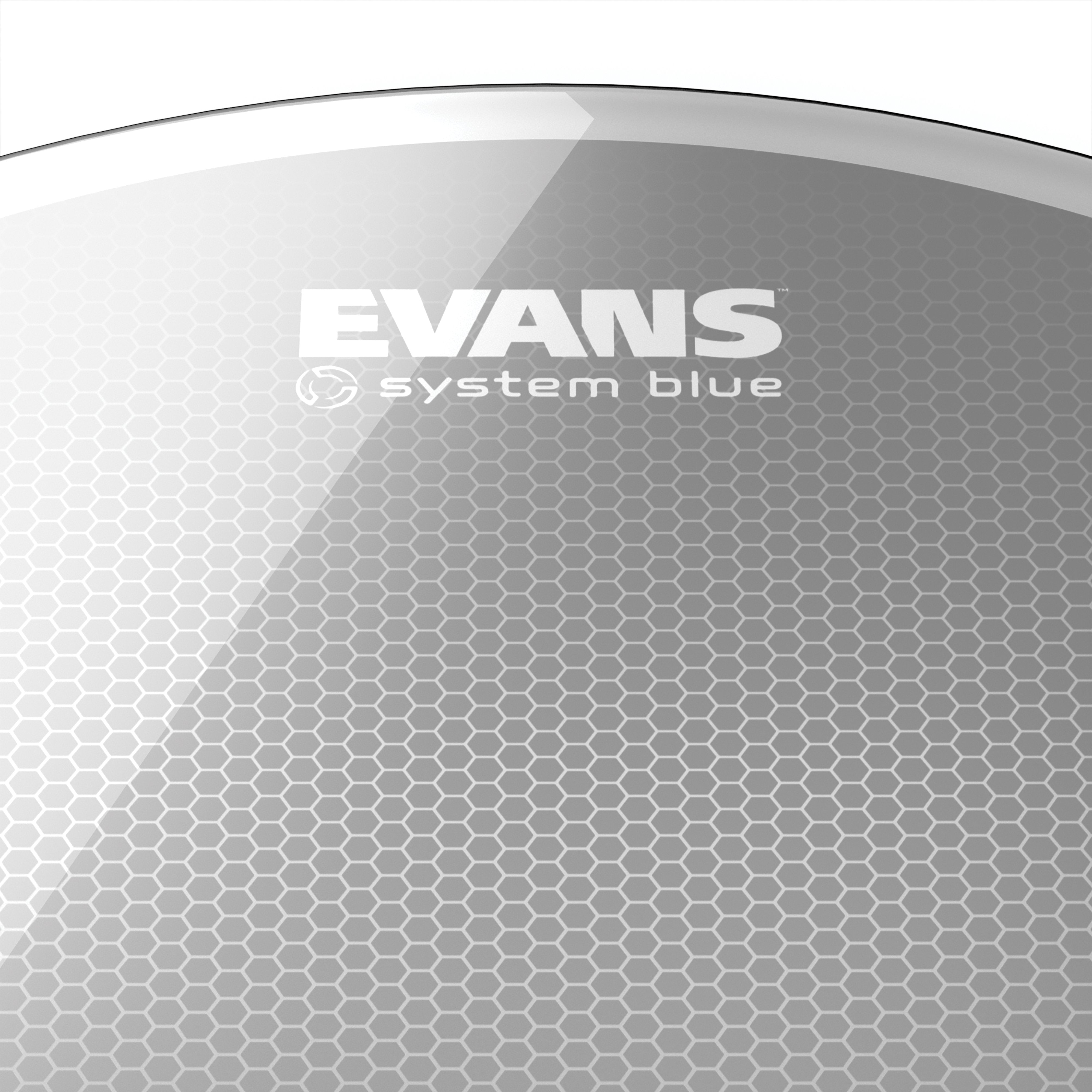 Evans System Blue Marching Tenor Drumhead - 14" - Image 2