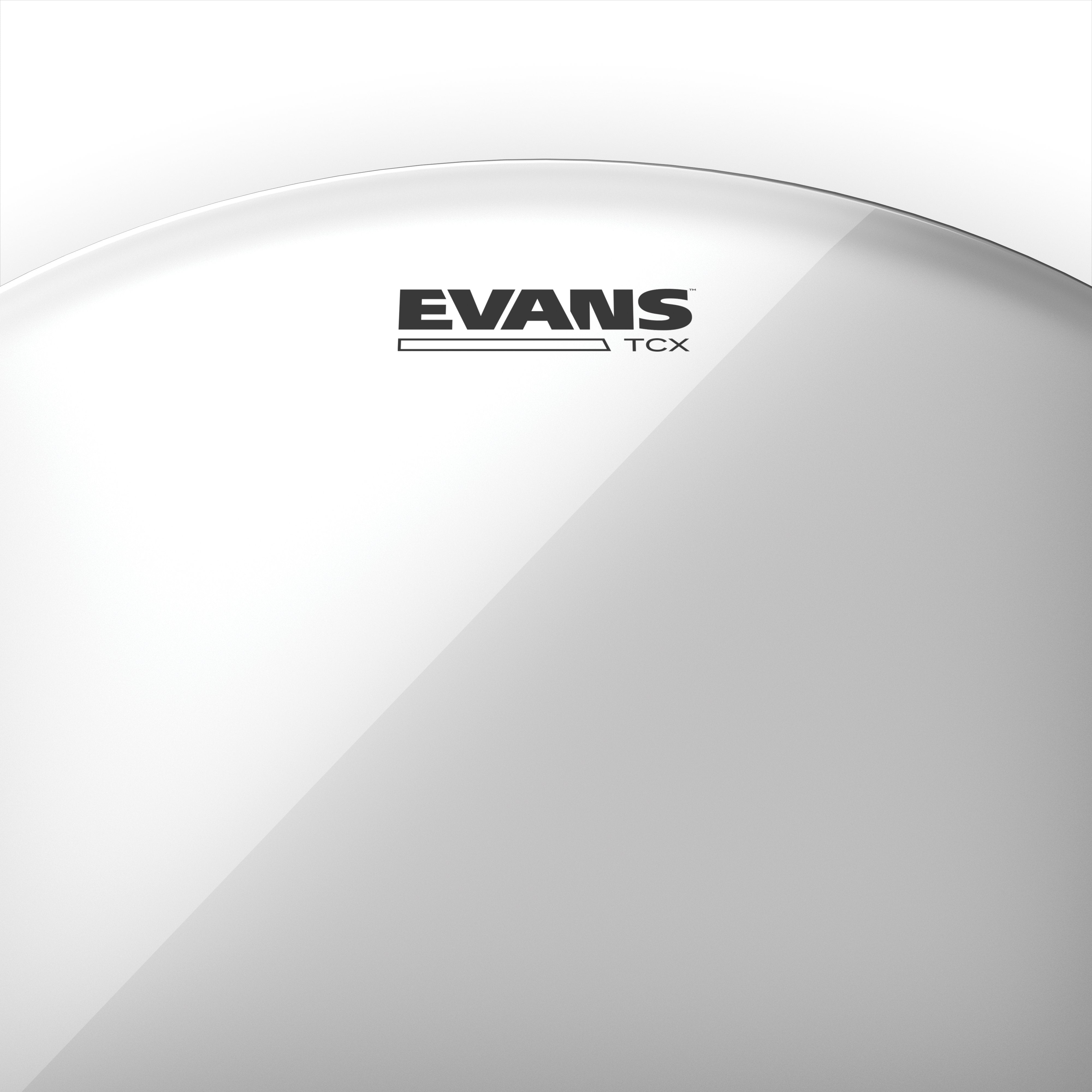 Evans TCX Clear Marching Tenor Drumhead - 12" - Image 2