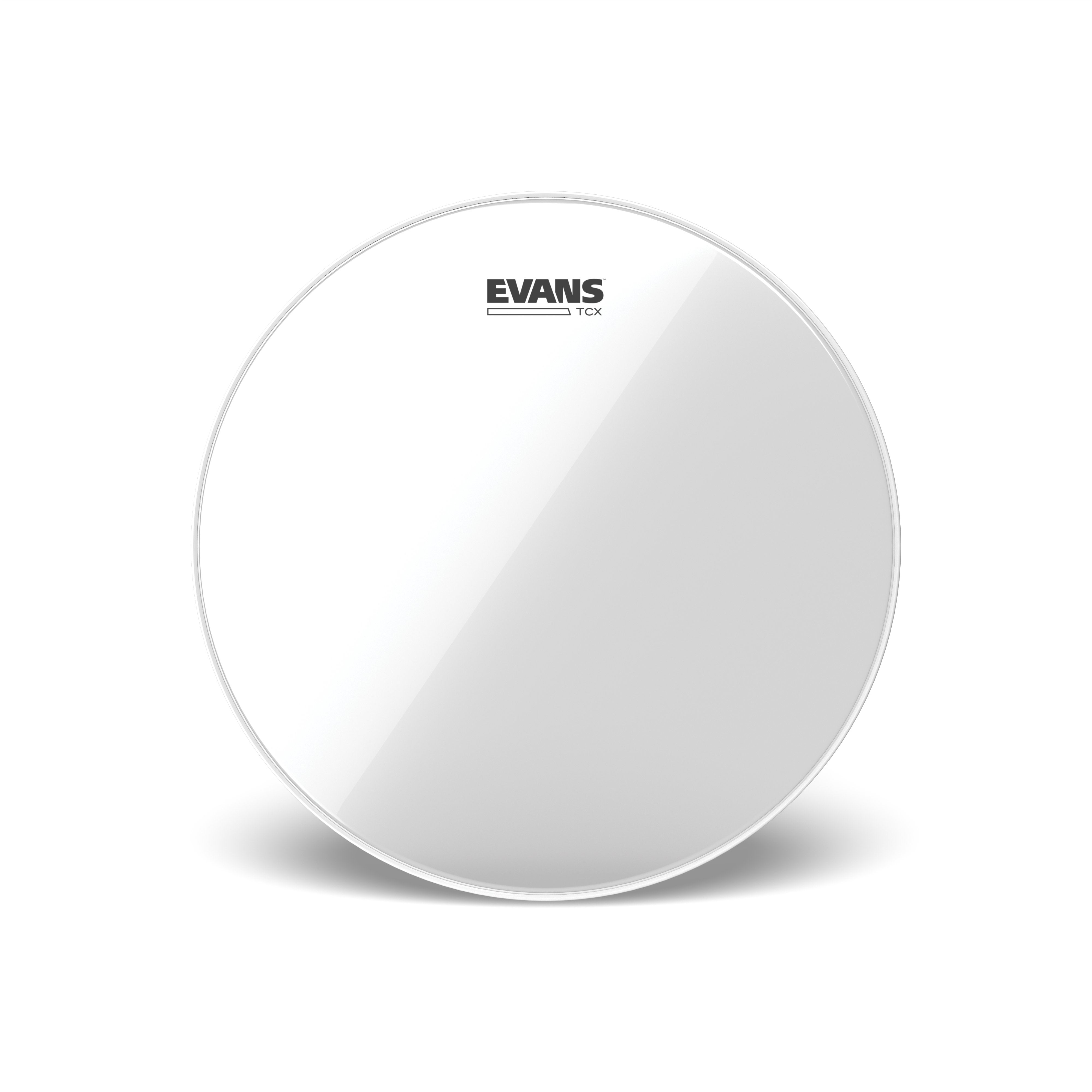 Evans TCX Clear Marching Tenor Drumhead - 12" - Image 1