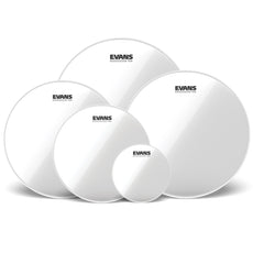 Evans TCX Clear Marching Tenor Drumhead Pack - 6"/10"/12"/13"/14" - Image 1