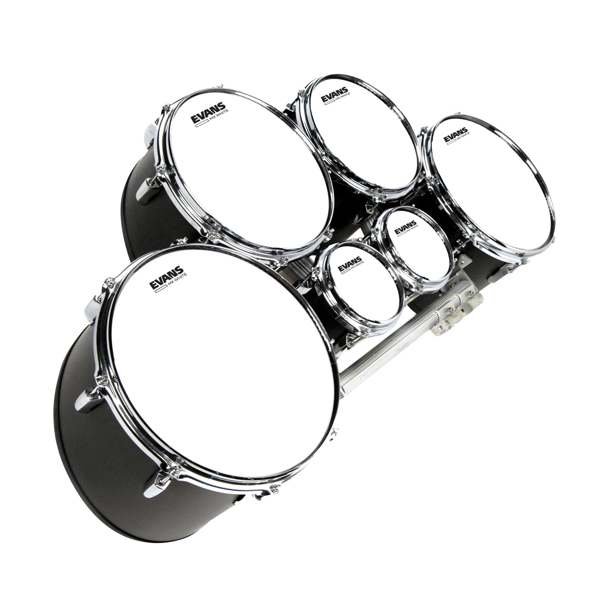 Evans MX Frost Marching Tenor Drumhead Pack - 6/8/10/12/13