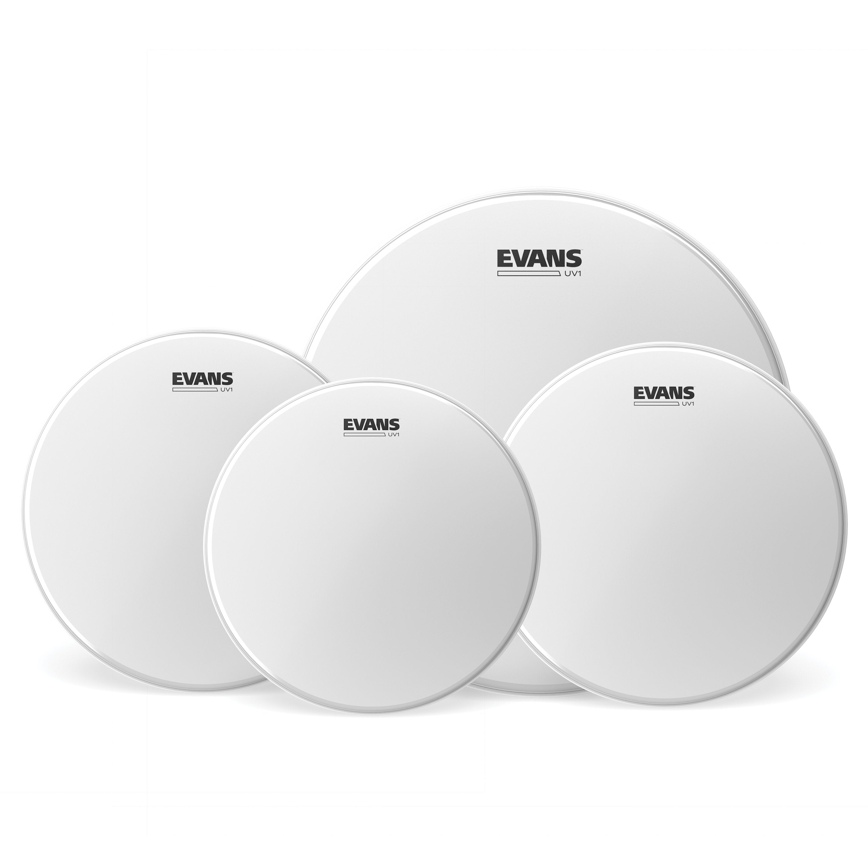 Evans UV1 Drumhead Pro Pack - Standard - 12"/13"/16" - 14" UV1 Coated - Image 1