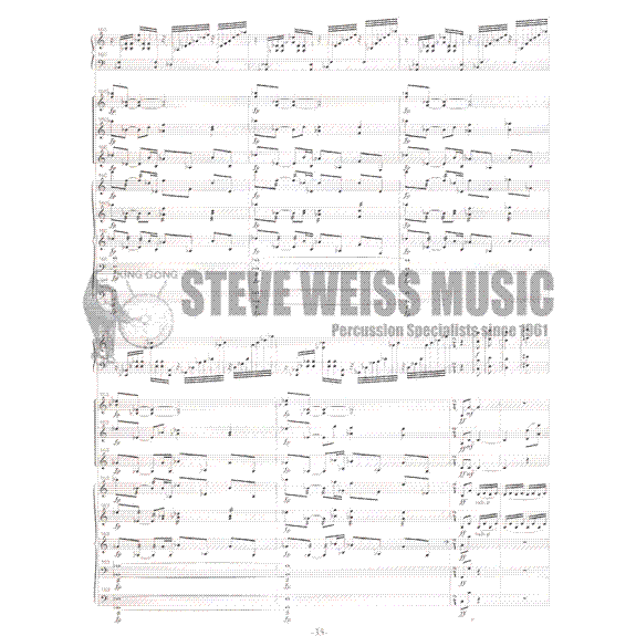 Ewazen-Concerto for Marimba PERC ENS VERSION (SP)- Solo M/B/2V/5M