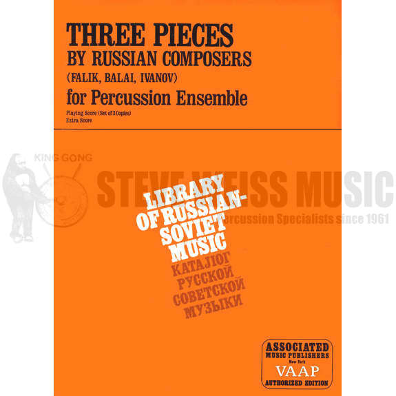 Falik-Three Pieces by Russian Composers(2S)