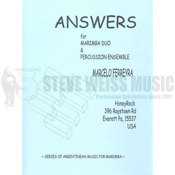Ferreyra-Answers (2 marimba version) (SP)-2 solo M/B/V/X/SD/BD