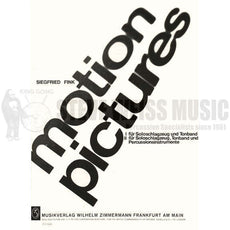 Fink, S.-Motion Pictures for Percussion and Tape (S)