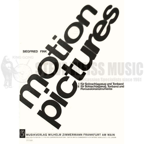 Fink, S.-Motion Pictures for Percussion and Tape (S)