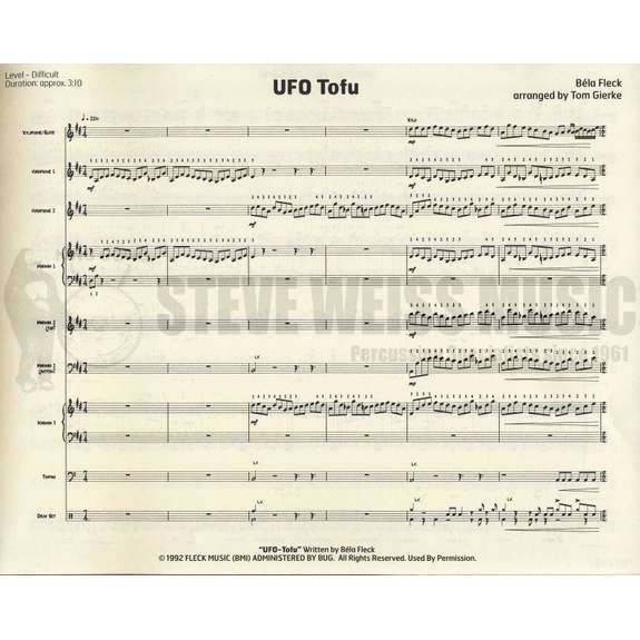 Fleck-UFO Tofu arr. Gierke (SP)-B/2V/X/3M/5T/DS/P