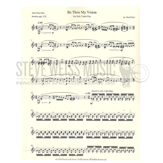Floyd (arr.)-Be Thou My Vision-Solo tenor steel pan