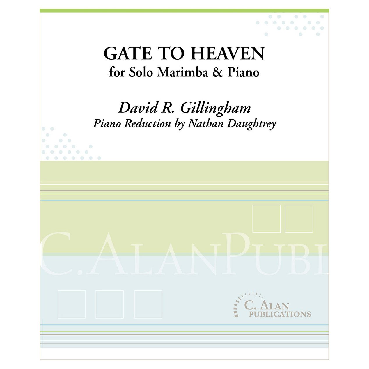 Gate to Heaven 4-Mallet Marimba + Piano Reduction by David Gillingham
